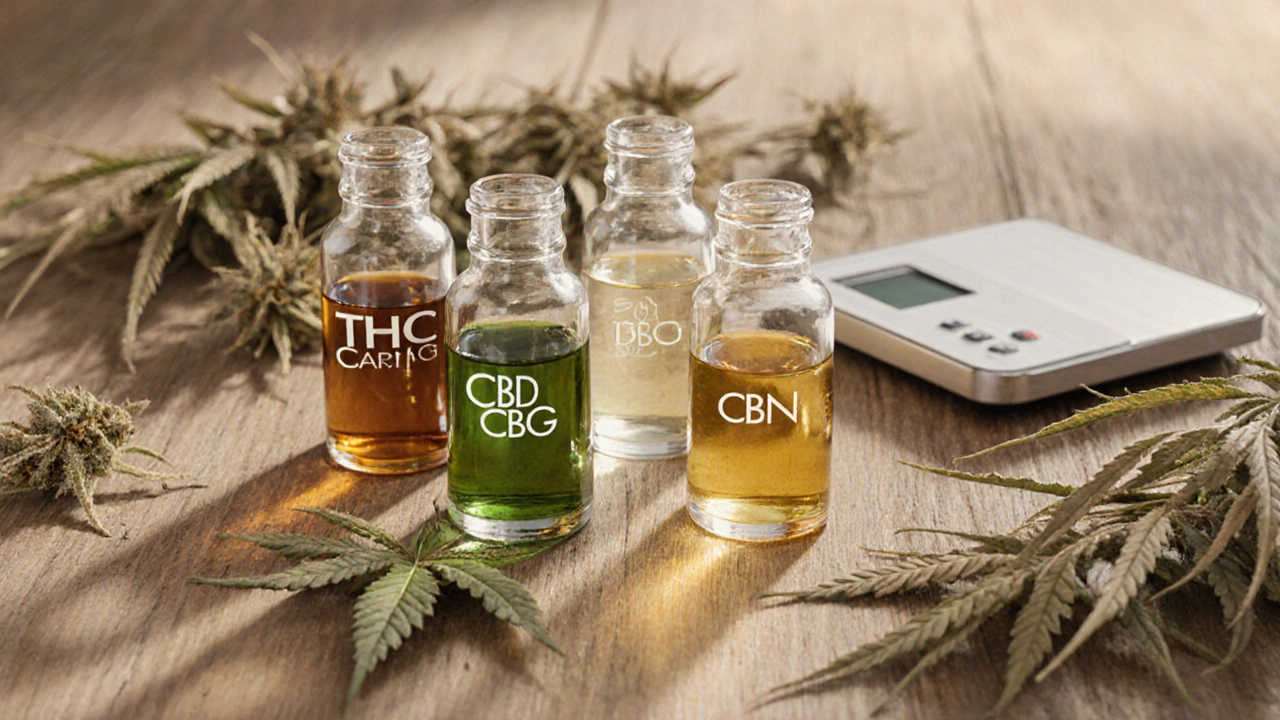 Was sind die 4 wichtigsten Cannabinoide und wie wirken sie?