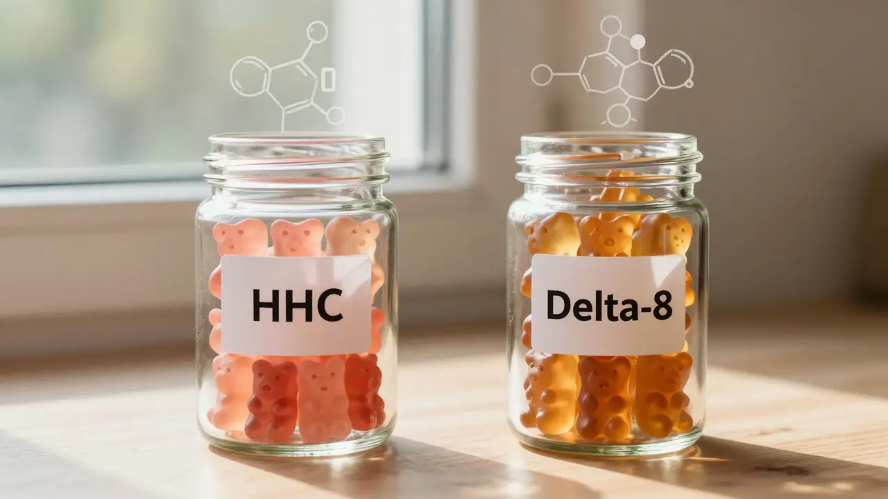 Ist HHC stärker als Delta-8-Gummibärchen?
