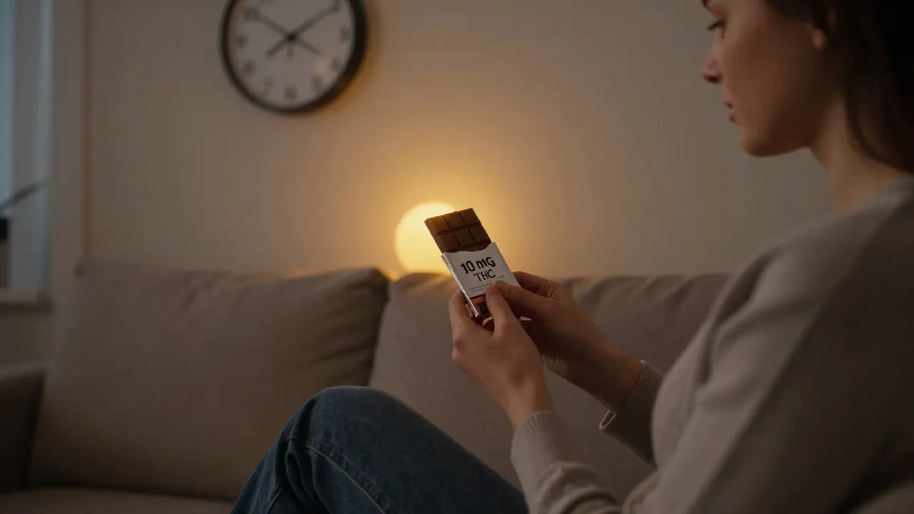 Wie lange dauert es, bis eine 10 mg Cannabis-Schokolade wirkt?