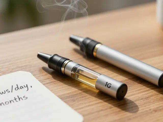 Wie viele Züge hält eine 1g CBD-Kartusche?