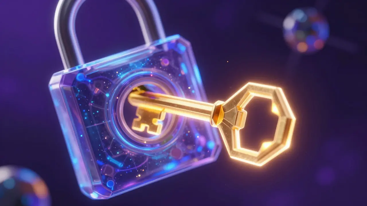 Konzeptuelle Darstellung eines Moleküls, das fest in einem Gehirnrezeptor einrastet