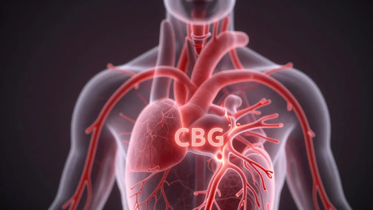 Abstrakte Visualisierung erweiterter Blutgefäße und Kreislaufgesundheit