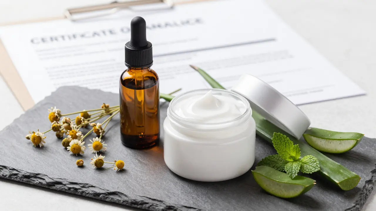CBD skincare products with natural ingredients