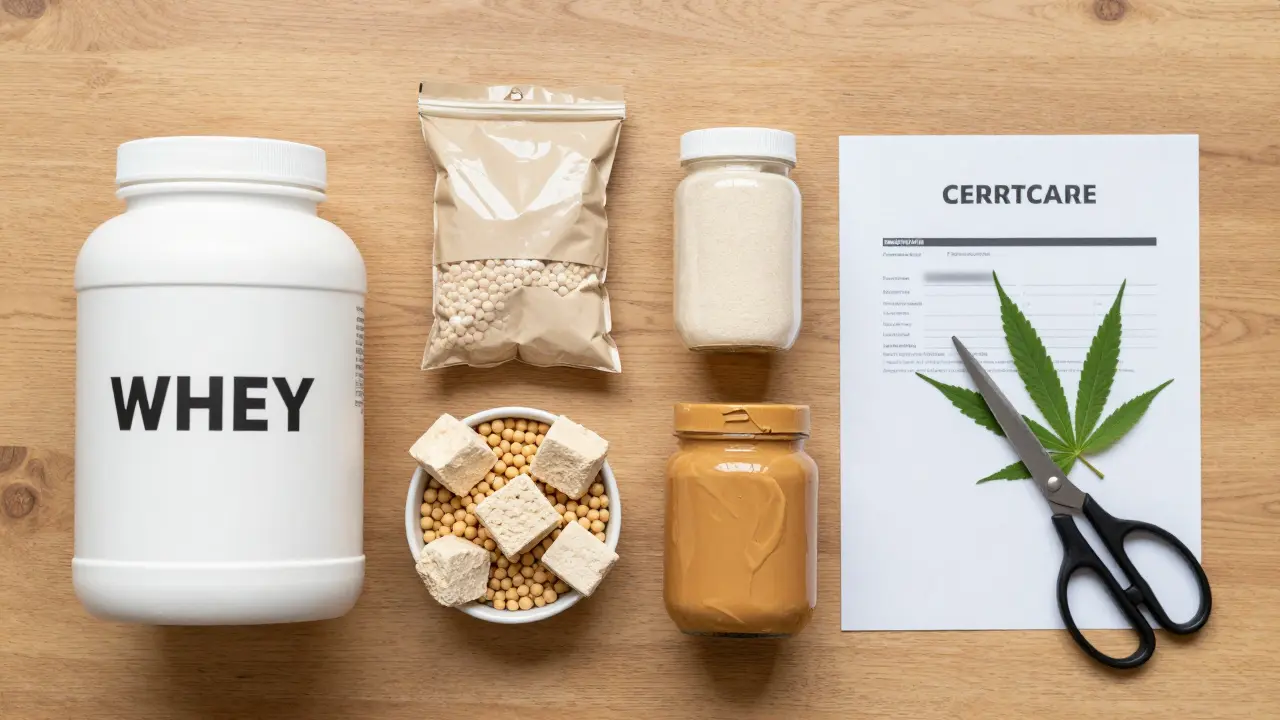 Sichere Proteinalternativen wie Erbsen und Whey